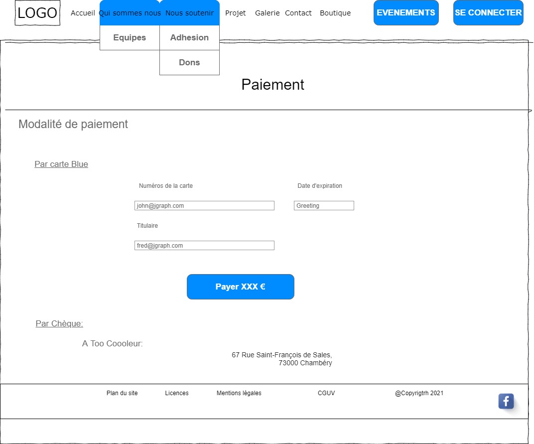 maquette site too cooleur-Page adhesion _paiement